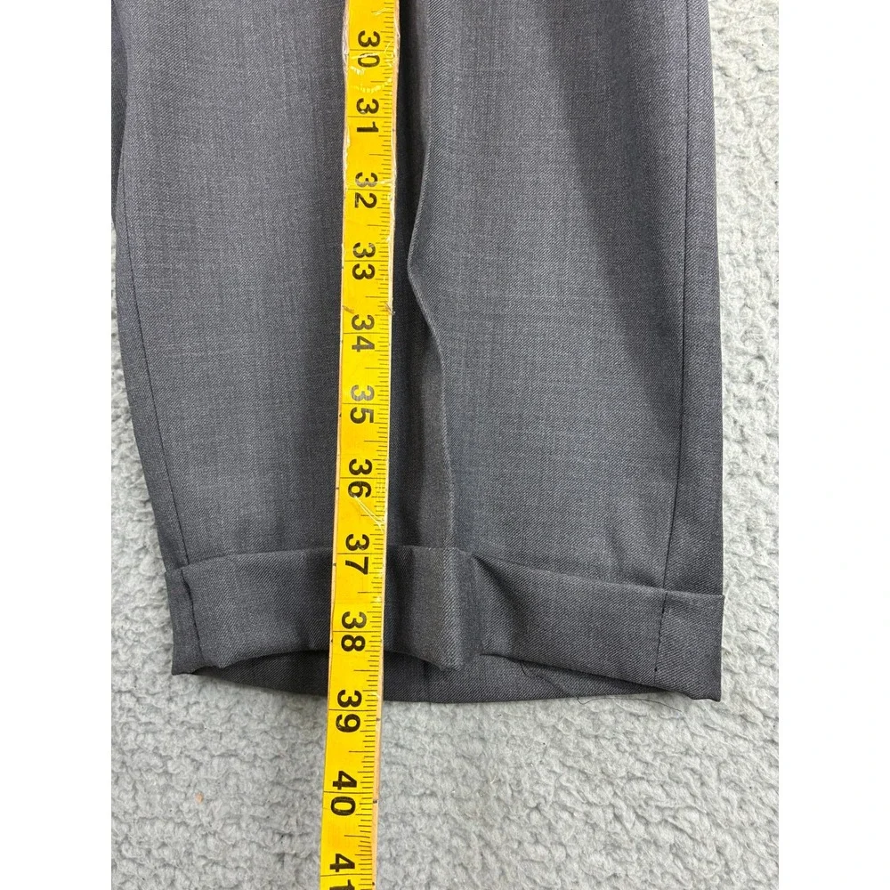 Joseph Abboud 2 Piece Wool Suit Mens 50R 44W Gray Two Button Blazer Pants NWT